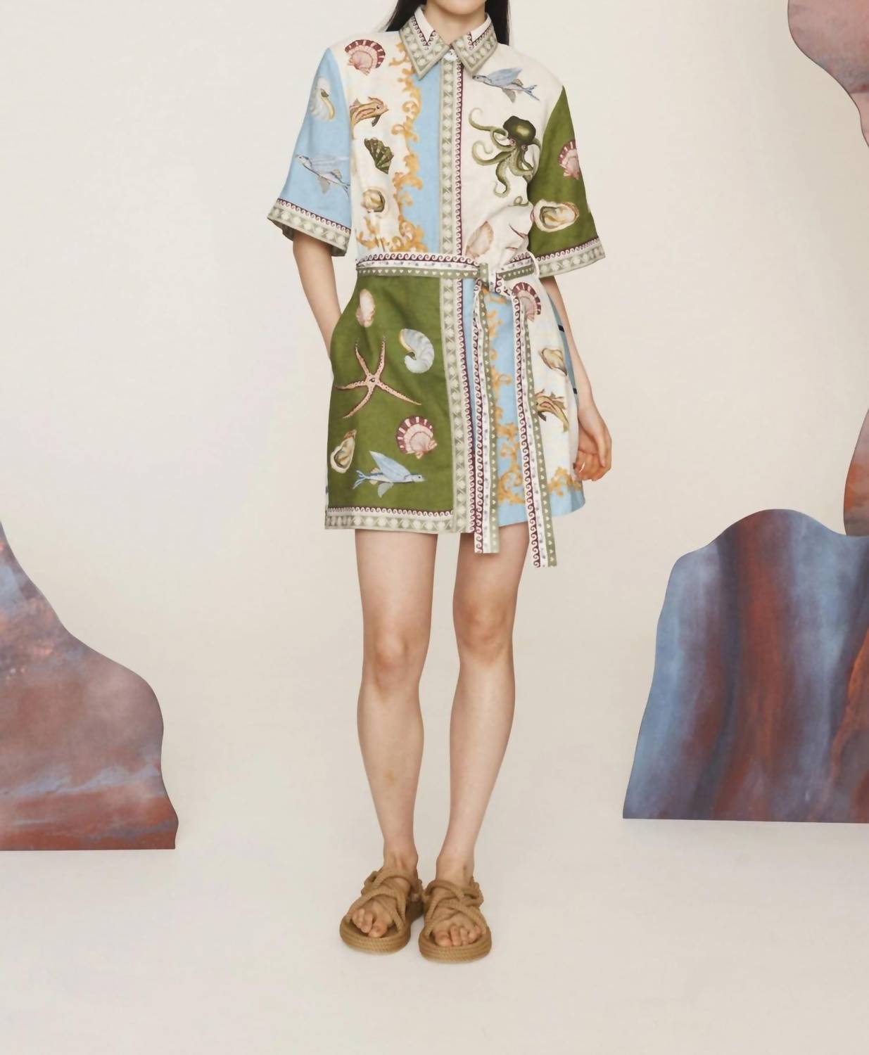 Alemais - Bath House Mini Dress