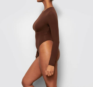 Skims - Fits Everybody Long Sleeve Crew Neck Bodysuit