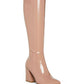 Steve Madden - Women's Pointed Toe Flared Heel Knee High Boots