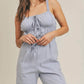 &Merci - Tie Front Jumpsuit