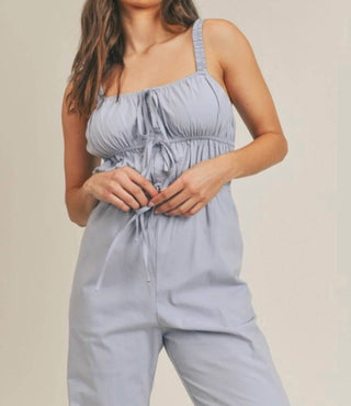 &Merci - Tie Front Jumpsuit