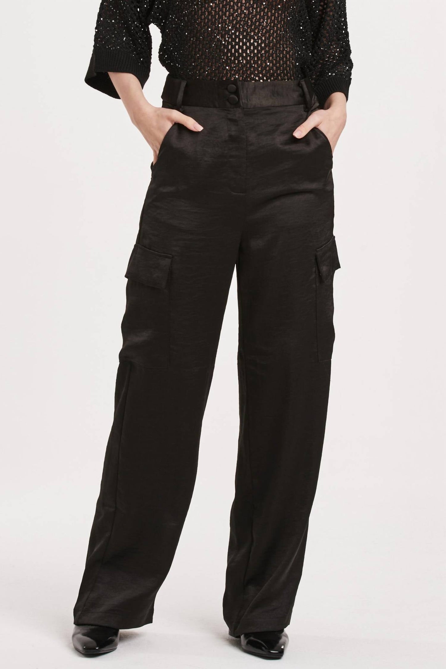 Another Love - ESMERALDA CARGO SATIN PANTS