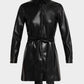 Alice + Olivia - Chassidy Vegan Leather Mini Dress