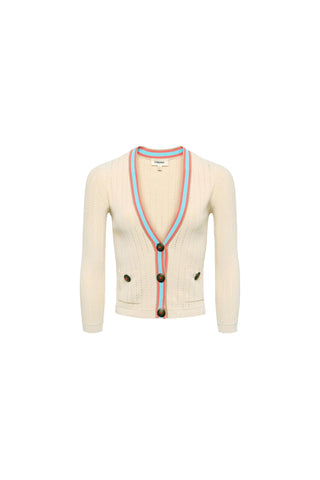 L'Agence - Irvin Pointelle Knit Cardigan