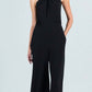 Clara Sunwoo - Grecian Halter Pocket Jumpsuit