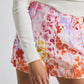 Derek Lam 10 Crosby - Women's Freja Floral Printed Stretch Linen Flared Short