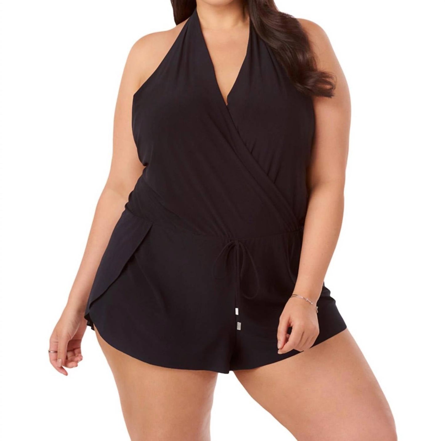 Magicsuit - Plus Size Bianca Swim Romper One Piece Swimsuit