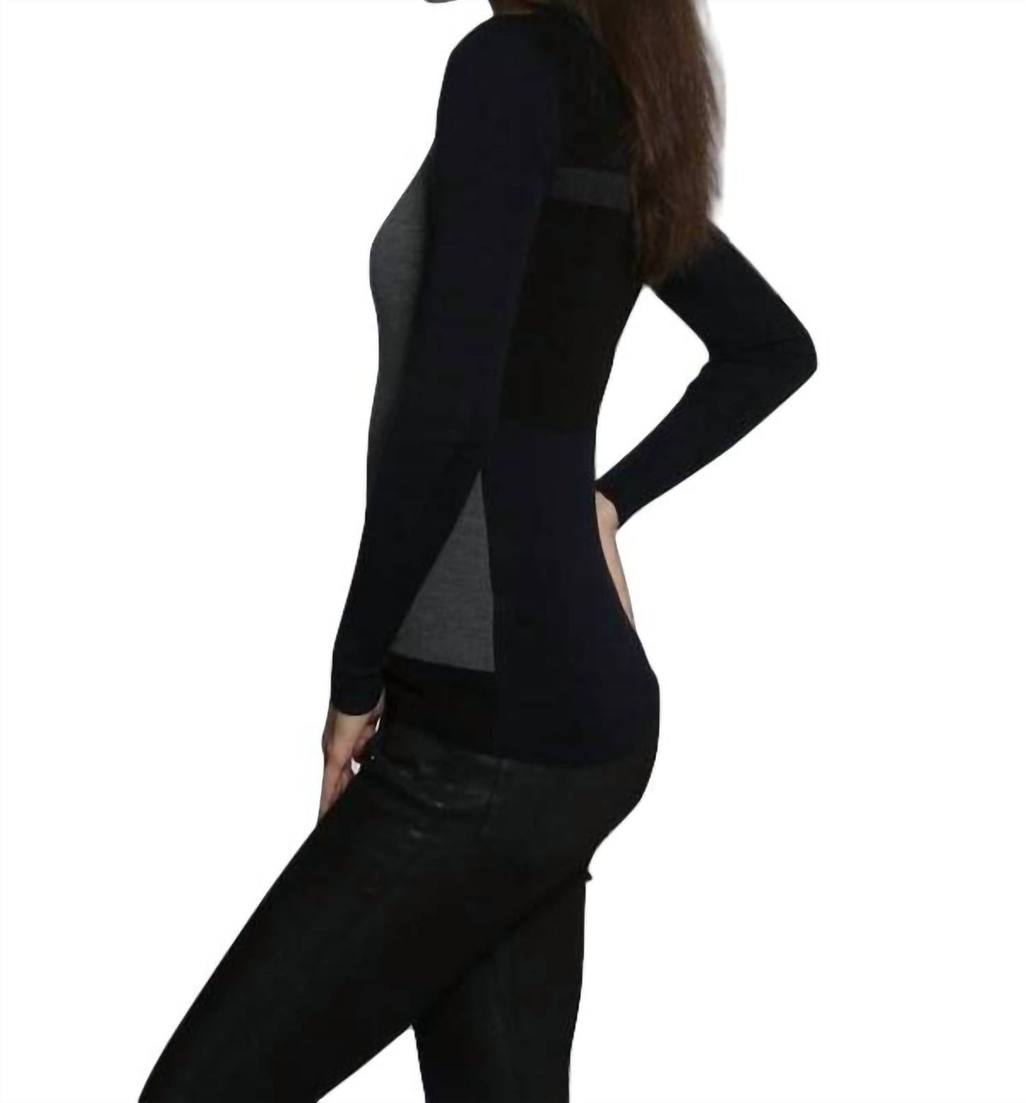 Label+Thread - Skinny Rib Crew Pullover