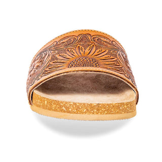 Myra - Women's Dottie Hand Tooled Sandals