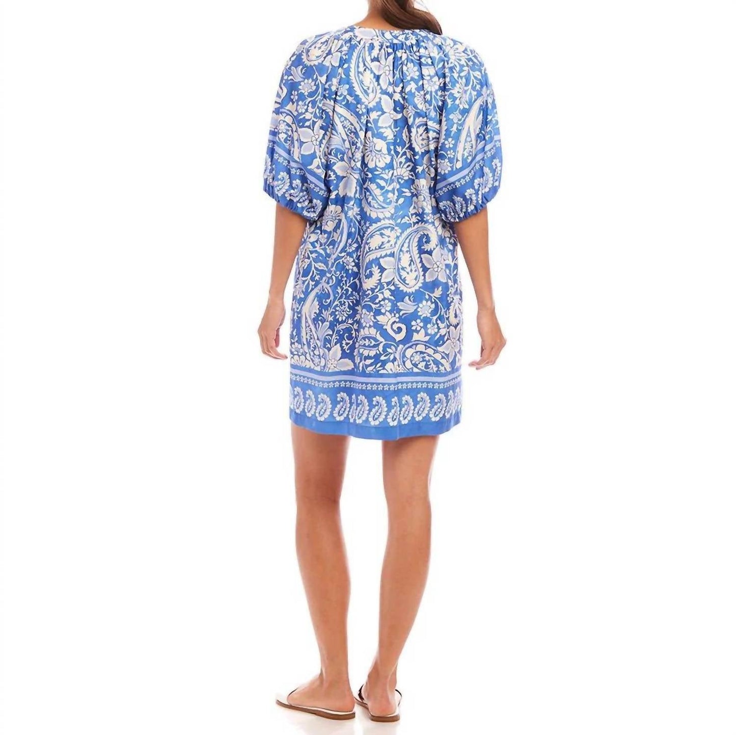Karen Kane - Puff Sleeve Peasant Dress