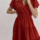 Entro - Puff Sleeve Maxi Dress