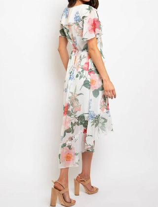 Collective Rack - Floral Ruffle Midi Dress