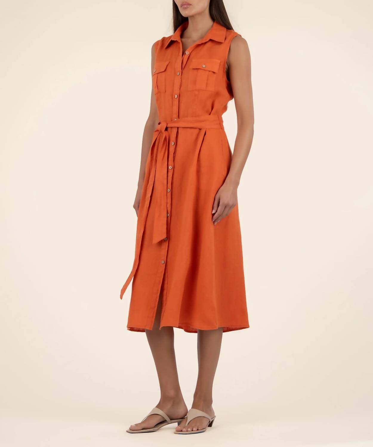 Kut From The Kloth - Bowie Button Done Sleeveless Dress