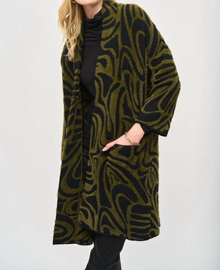 Joseph Ribkoff - Longline Three Quarter Sleeve Cardigan