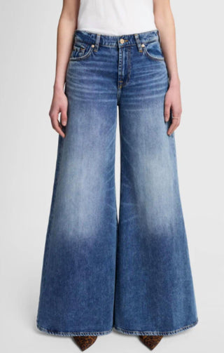 7 For All Mankind - Willow Palazzo Wide Leg Jeans