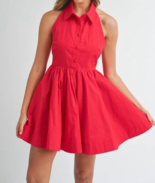 Mable - Nellie Poplin button down Dress