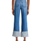 Veronica Beard - Dylan High Rise Straight Leg Cuffed Jeans