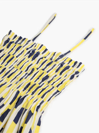 Bobo Choses - Brush Strokes Gathered Bustier Dress