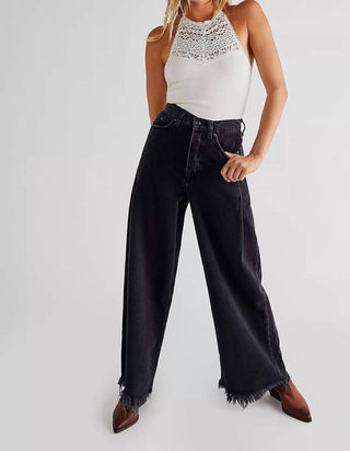 Free People - Old West Slouchy Wide Leg Jean