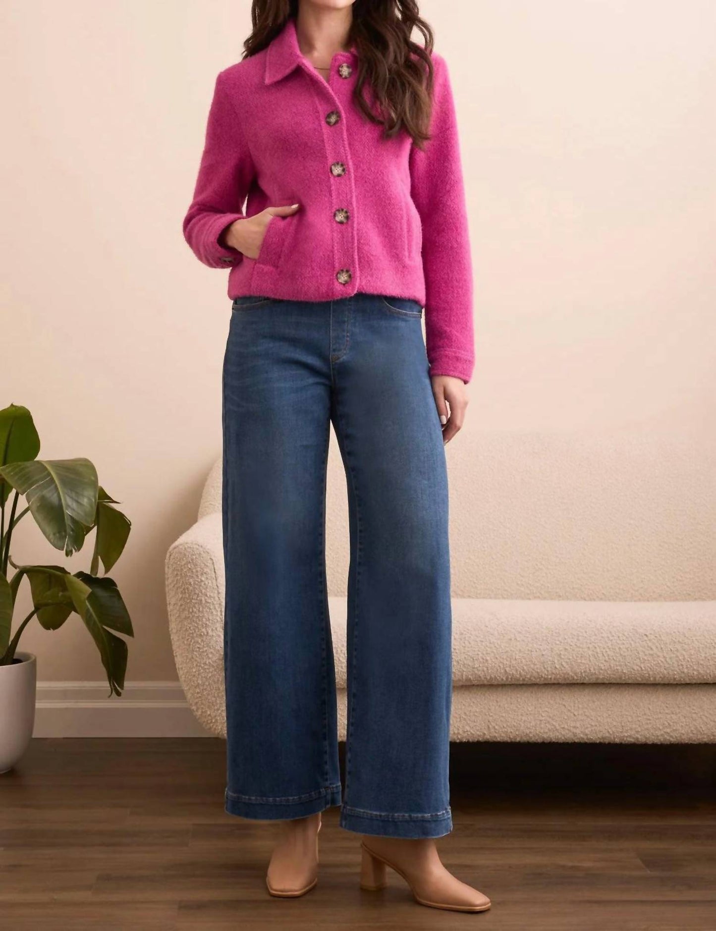 Tribal - Button Front Lined Jacket