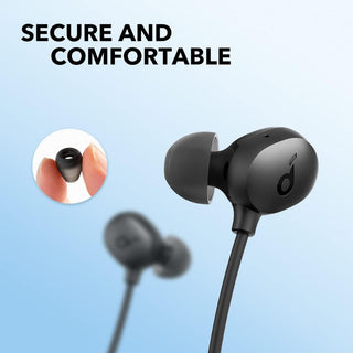 soundcore by Anker- Life U2i Wireless Neckband Headphones  22-Hour Playtime  10mm Drivers  IPX5  Black