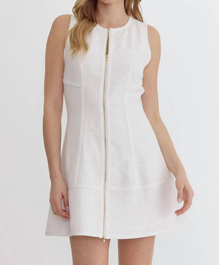 Entro - Old Fashioned Feeling Tweed Dress