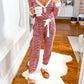1 The Woman - Stripe Lounge Set