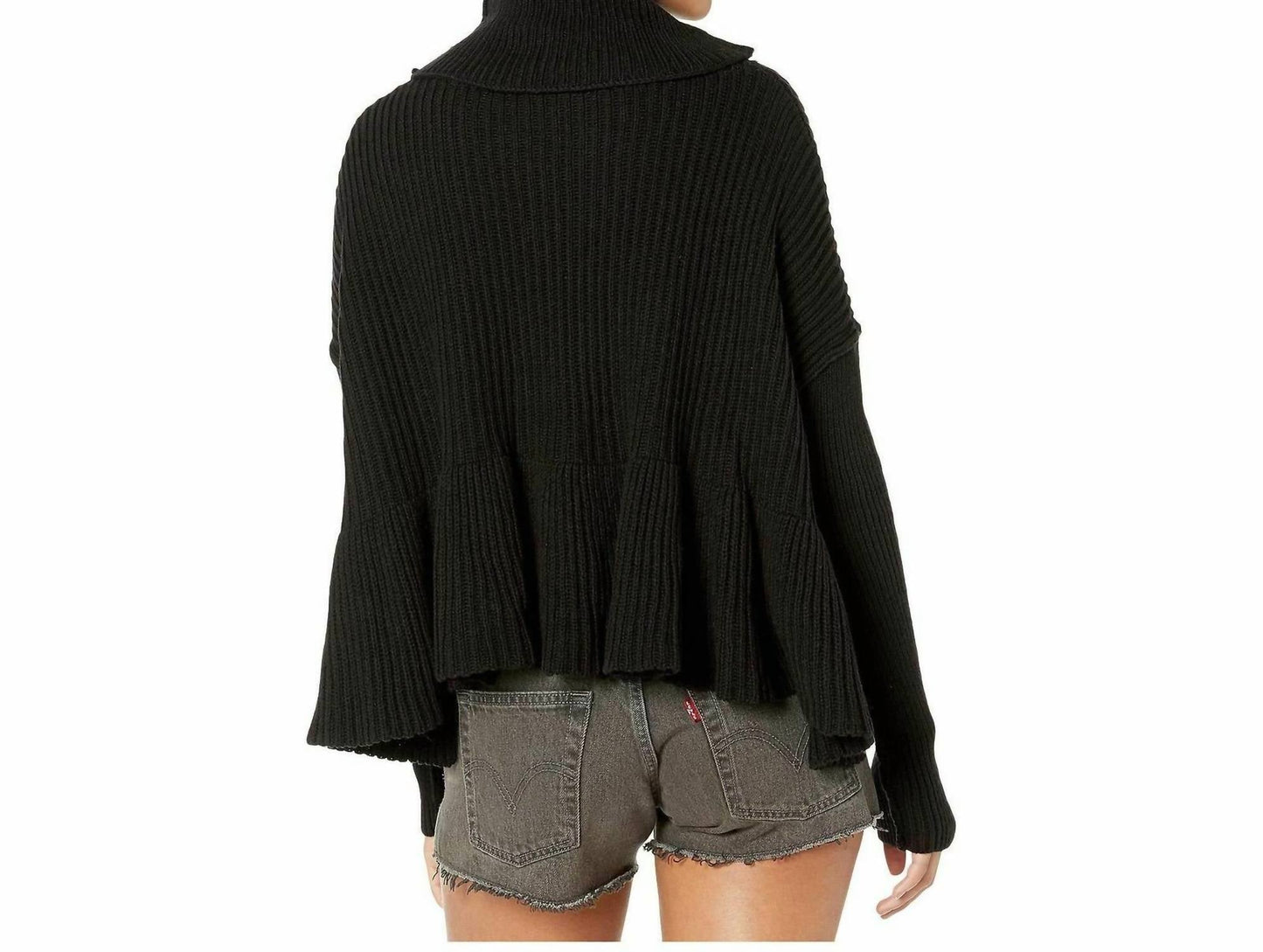 Free People - Layer Cake Trapeze Turtleneck Oversize Sweater