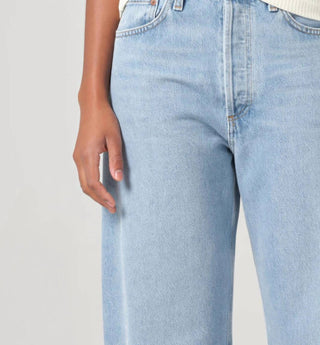 Agolde - Luna High Rise Pieced Taper Jeans