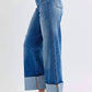 Judy Blue - Retro Wide Leg Jeg Jeans With Cuff