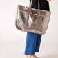 Mersea - Women's La Plage Metallic Tote Bag