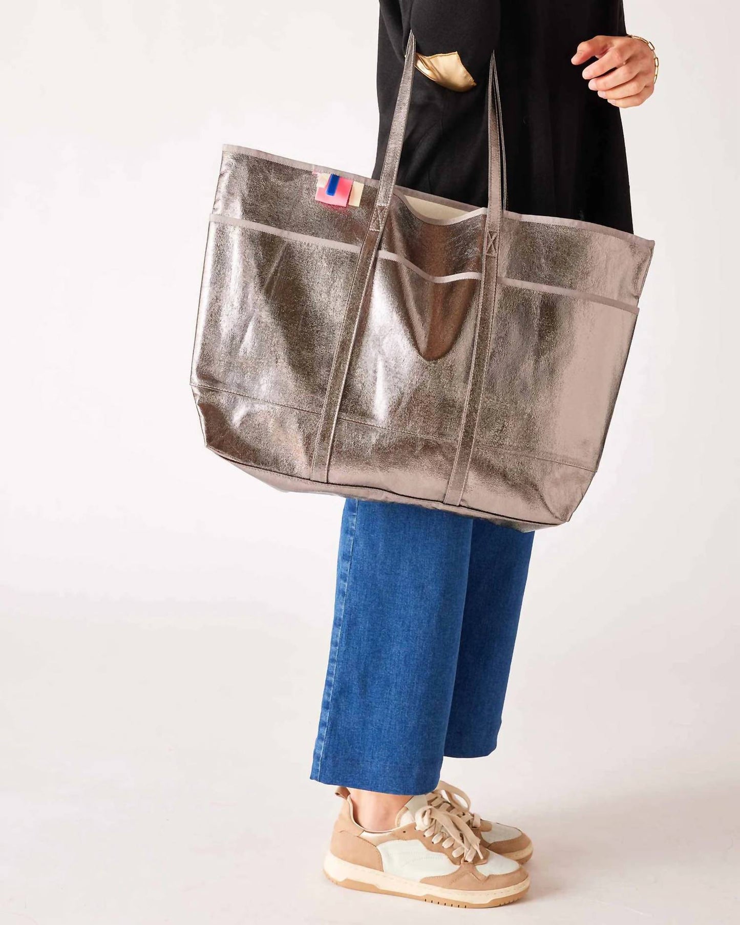 Mersea - Women's La Plage Metallic Tote Bag