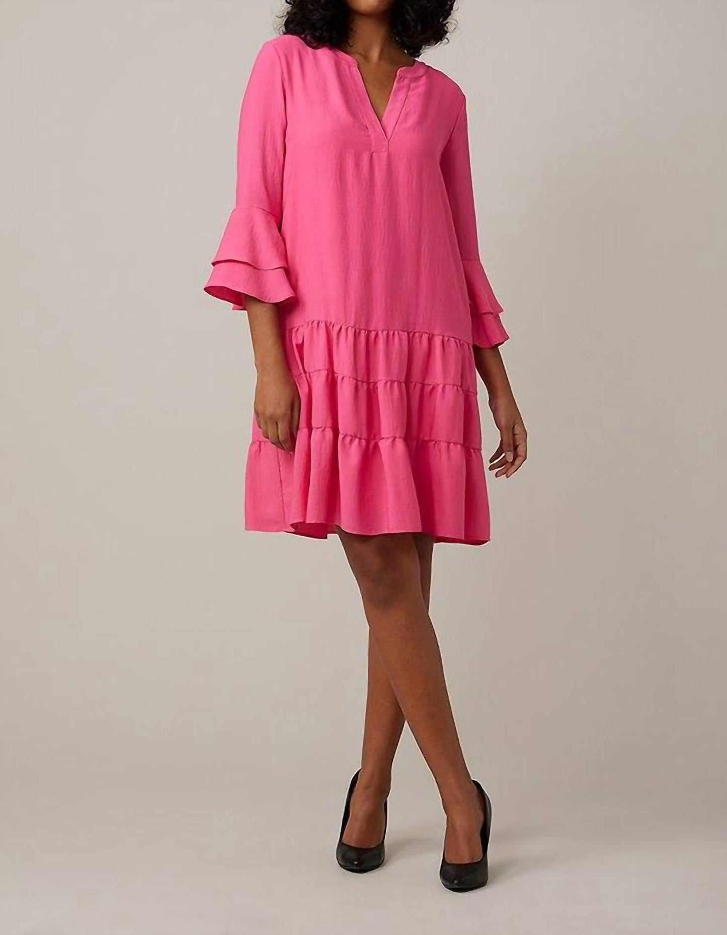 Joseph Ribkoff - Ruffled Trapeze Tunic
