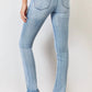 Trendsi - Women's Kancan Full Size Mid Rise Y2k Slit Bootcut Jeans