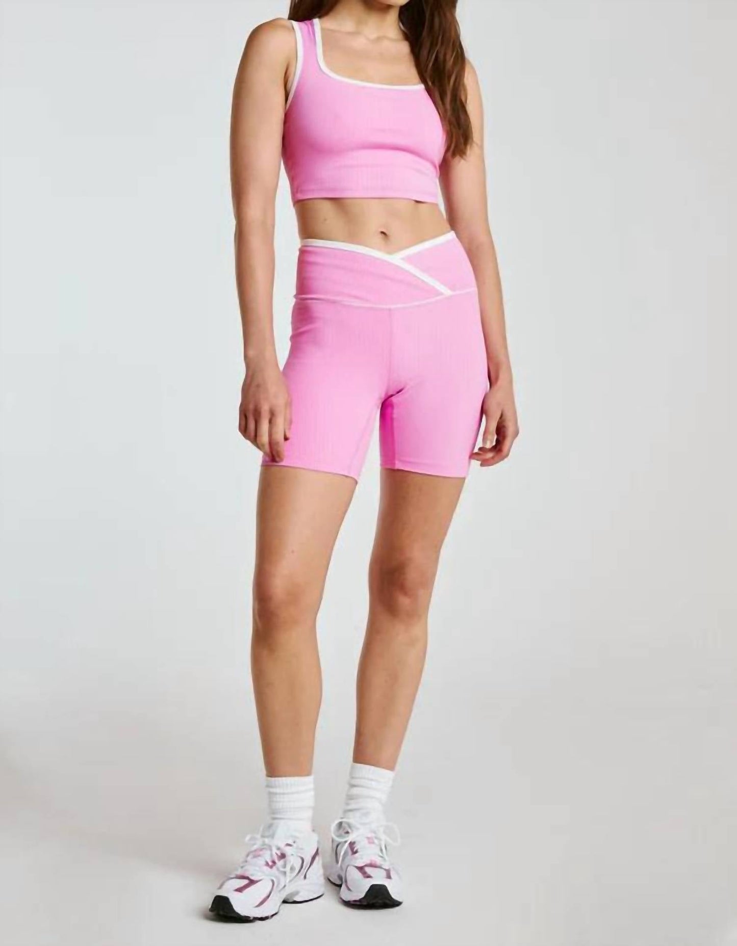 Year Of Ours - Ribbed Two Tone Veronica Short