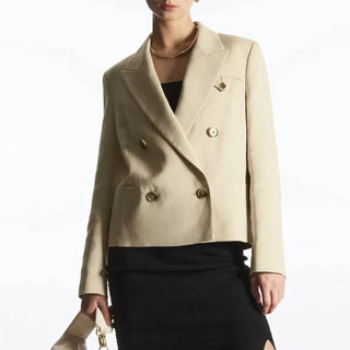 Cos - Double Breasted Cropped Blazer