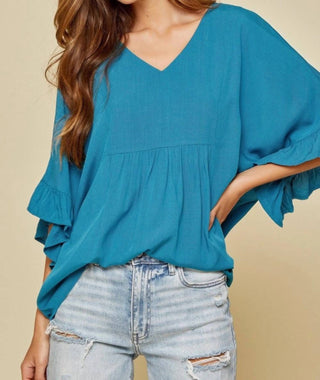 Andree By Unit - Ruffle Sleeve Top