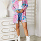 Double Take - Floral Open Front Cardigan
