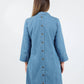 Hinson Wu - Women's Aileen Three Quarter Sleeve Denim Dress