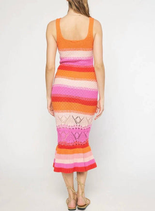 Entro - Striped Knit Dress