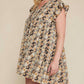 Entro - Floral Ruffle Tiered Dress