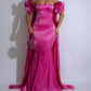 Diva - Royal Dream Satin Floral Maxi Dress
