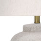 Lighting, Table Lamp, Concrete, Modern - Cream