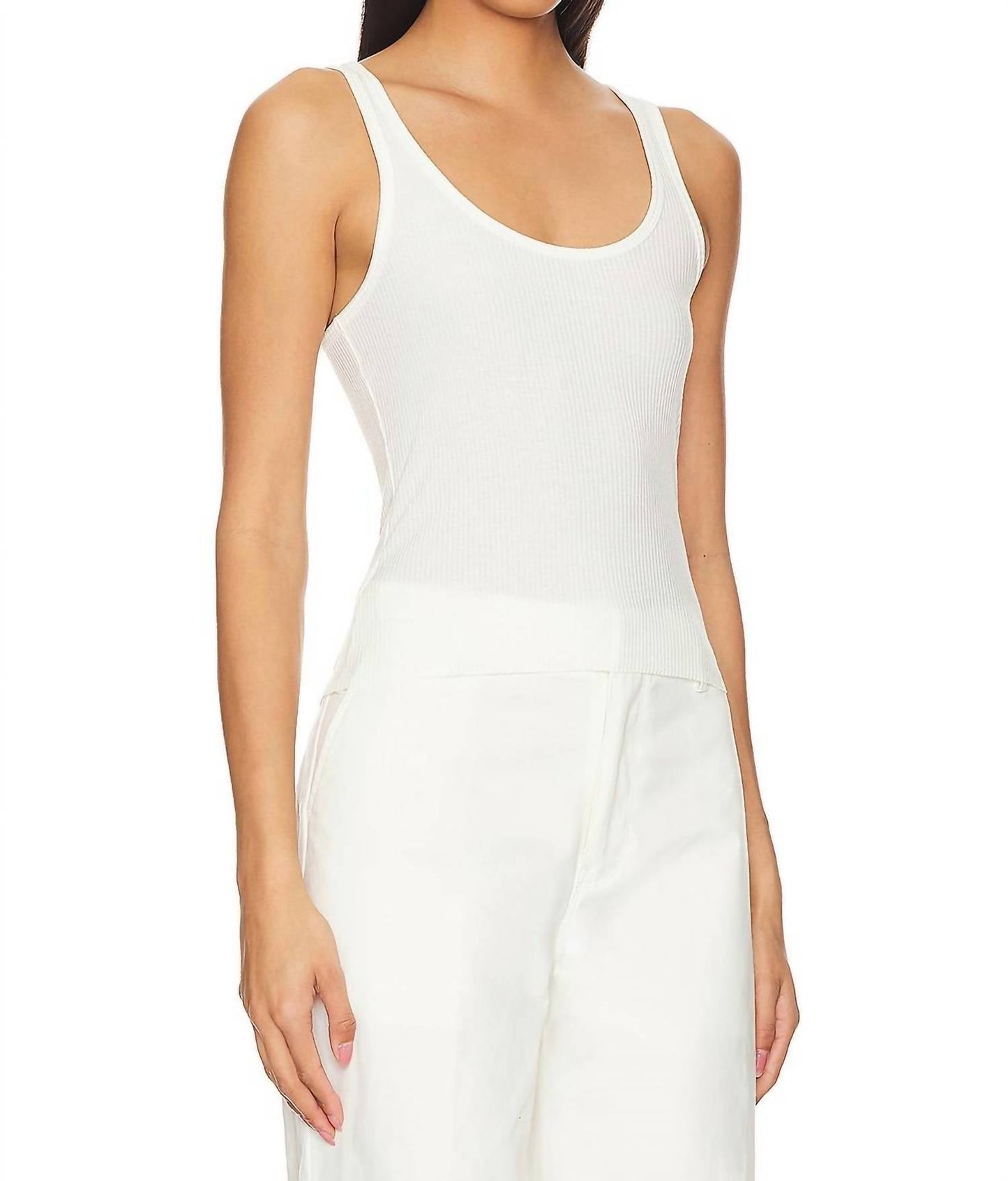 Good American - Crop Cut Tank