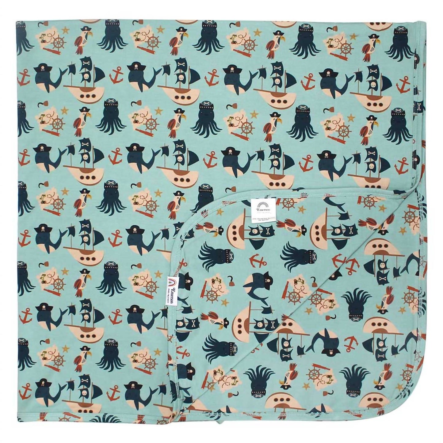 Emerson And Friends - Boys Pirates Life Luxury Bamboo Blanket