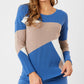Angel Apparel - Color Block V-Neck Sweater