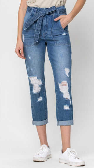 Vervet By Flying Monkey - EMMA CROPPED JEANS