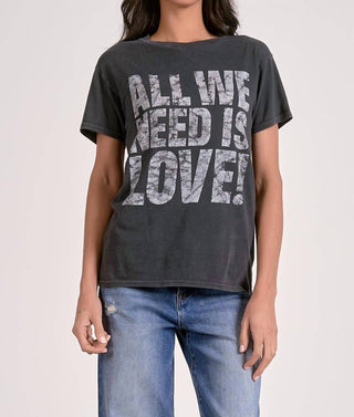 Elan - All We Need Is Love Short Sleeve Tee