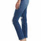 Good American - Legs Ripped High Waist Cigarette Jeans
