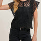 Bluivy - Lace Knitted Sleeveless Crochet Top